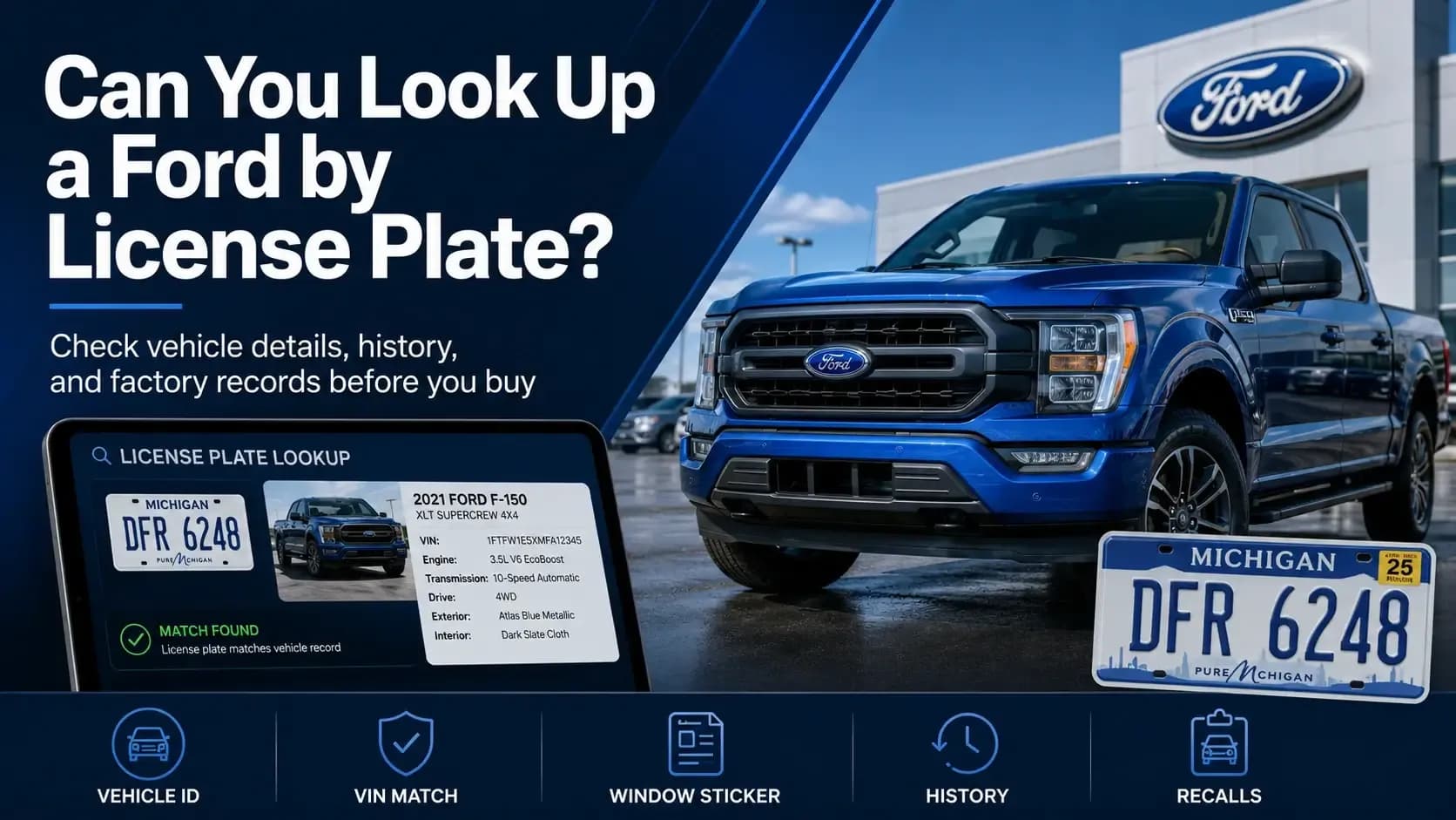 Look Up a Ford by License Plate