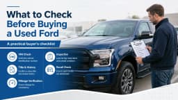 What to Check Before Buying a Used Ford: A Practical Buyer’s Checklist