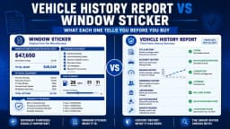 Vehicle History Report vs. Window Sticker: Avoid This Common Buying Mistake 