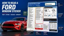 How to Read a Ford Window Sticker Without Missing the Money Details?