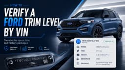 Buying a Ford? Here's How to Verify the Trim Level by VIN 